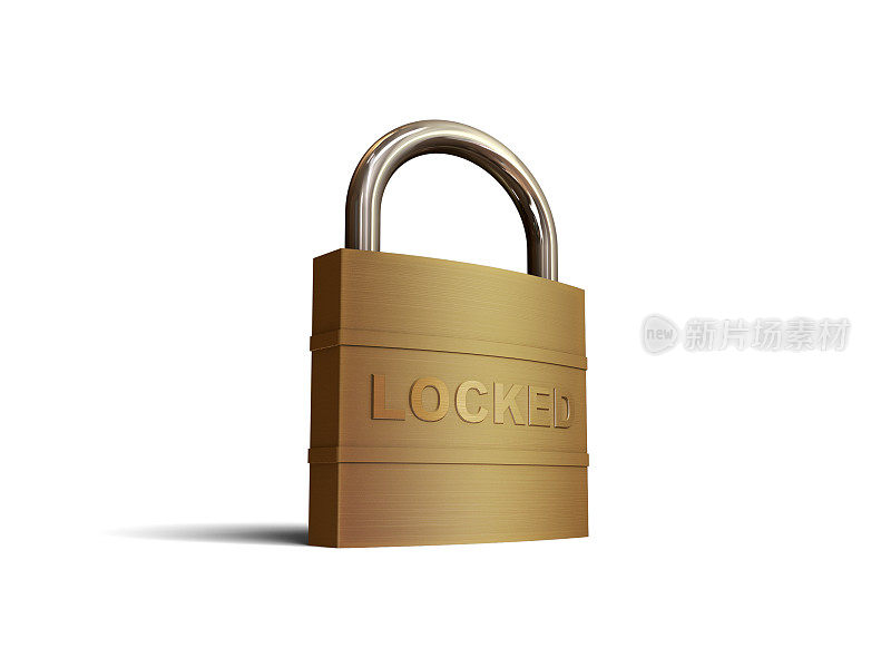 安全概念:青铜挂锁/上锁